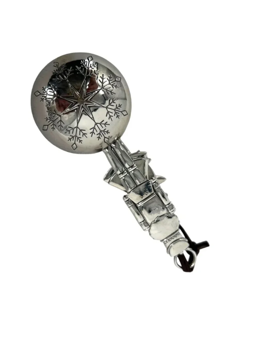 Ganz Christmas Nutcracker-Themed Measuring Spoons Set Snowflake Engraved
